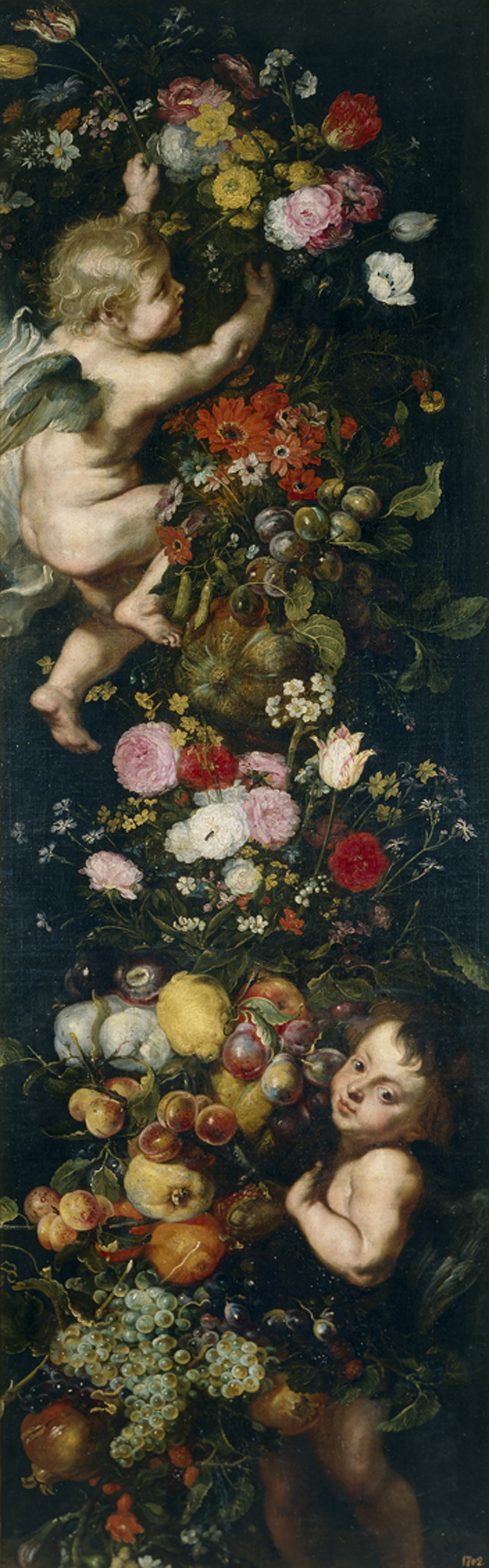  彼得·保罗·鲁本斯 Peter Paul Rubens——鲜花水果和天使